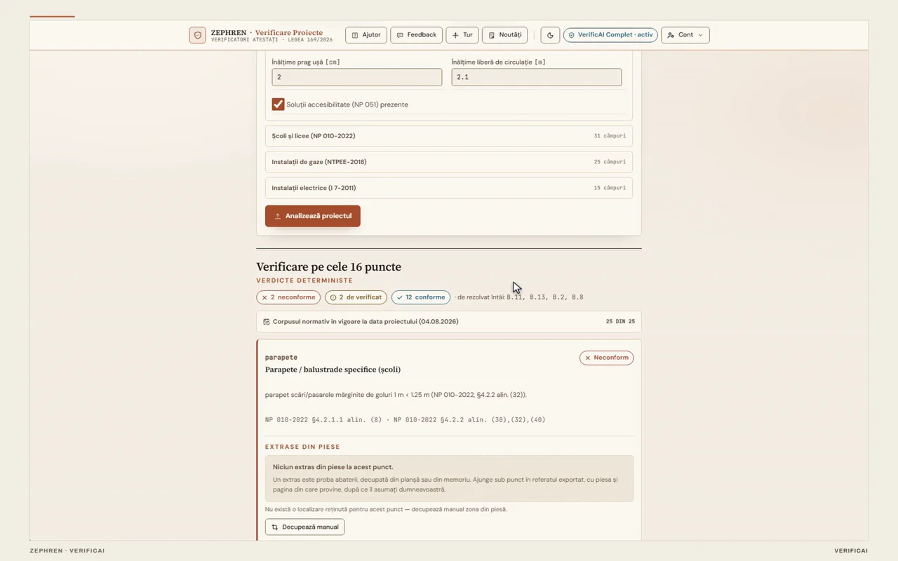 Fluxul VerificAI, de la dosar la referat